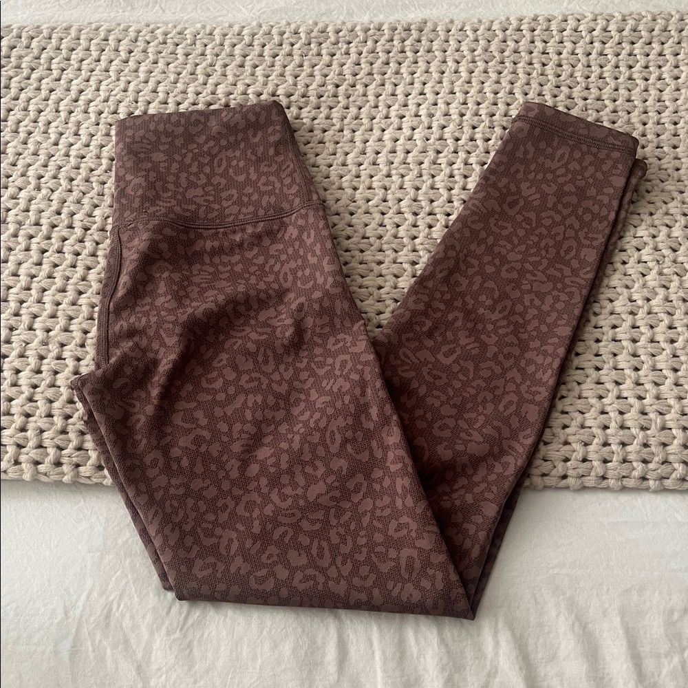 aerie Brown Leopard Print Leggings